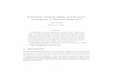 Institutions, Property Rights, and Economic Development in ... · focus on the role of property rights on long-run economic development. 3 Property Rights The logic linking property