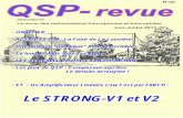 LLeeSSTTRROONNGGVV11eettVV22 · QSPrevue est un journal numérique mensuel gratuit et indépendant, rédigé bénévolement par des radioamateurs pour les radioamateurs et SWL. Il