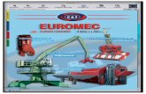 GRU FISSE - Euromec srl · GRU FISSE sollevamento 5 Stationary crane with electric or diesel operation, with remote controls or with servo-assisted controls in the rotating turret.