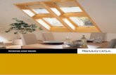 Ventanas para tejado - Puertas Jeal Torpal · 2019-10-24 · Ventana para tejado Roto serie 43-PVC de color blanco, ideal para instalar en cocinas, baños y zonas húmedas. Reforzada
