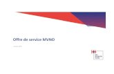 Offre de service MVNO - IT Partners · MVNO APIs Provisioning Relation EGP Portabilité Service client Niveau 2 Factures Service client Utilisateur final Niveau 1 Selfcare Raccordement
