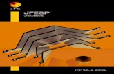 JFESP...JFESP ® 6 ハット形鋼矢板の型式は用途および荷重条件に応じてご選定下さい。 形状と断面性能 断面性能一覧表 質量あたりの断面二次モーメントと断面係数