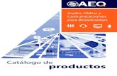 Audio, Vídeo y Comunicaciones para Broadcastersaeq.es/comercial/AEQ_Catalogo_Productos_2019.pdf · Equipos interfaz de conexión de audio por IP Para la adaptación de señales de