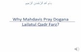 Why Mahdavis Pray Dogana Lailatul Qadr Farz?khalifatullahmehdi.info/Articles/English/Dogana-Lailatul... · 2015-09-08 · Why Mahdavis Pray Dogana Lailatul Qadr Farz? ... Types of
