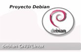 Proyecto Debian · 10 razones para usar Debian Debian es simple. De hecho, su simplicidad es maravillosa. Debian es grande gracias a su comunidad. Debian tiene un excelente contrato