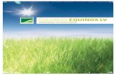 Catalogo EQUINOX 2010 · vables, donde podemos englobar desde los estabilizadores-reductores de flujo luminoso que permiten ahorros energéticos y económicos del 40% en instalaciones