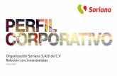 Organización Soriana S.A.B de C.V Relación con Inversionistas · Compra de 143 tiendas de CCM y asociación con Grupo Falabella Inicio de operaciones ... Proyecto San Luis Potosí