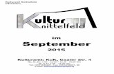 Mailing September 2015 - Knittelfeld · Kulturamt Knittelfeld präsentiert: 1. Wunschabo-Veranstaltung Die große Johann Strauß Gala Die Kölner Symphoniker unter der Leitung von