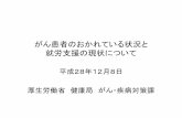 がん患者のおかれている状況と 就労支援の現状につ …ganjoho.jp/data/med_pro/liaison_council/bukai/data/...2016/12/08  · がん患者のおかれている状況と