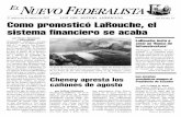2a quincena de agosto de 2007 VOZ DEL SISTEMA …cañones de agosto Los sicarios económicos amagan al Presidente de Ecuador LaRouche insta a crear un ‘Banco de Infraestructura’