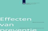 RIVM-rapport 270061007 Effecten van preventie · M. van den Berg C.G. Schoemaker (redactie) ‘Effecten van preventie’ is het deelrapport van de Volksgezondheid Toekomst Verkenning