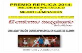PREMIO REPLICA 2014 - Delirium Teatrodeliriumteatro.com/wp-content/uploads/2015/04/DOSSIER-EL-ENFER… · "El enfermo imaginario", una coproducción de Delirium Teatro y Abubukaka,