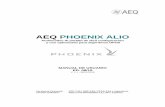 AEQ PHOENIX ALIO · AEQ PHOENIX ALIO 5 1. INTRODUCCIÓN. 1.1. Descripción general. AEQ PHOENIX ALIO es un audiocodec IP estereofónico, para aplicaciones móviles, de fácil configuración