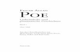 Edgar Allan Poe...ÇÄ Der Duc de l’Omelette ÇÜ Eine Geschichte aus Jerusalem ÉÇ Der verlorene Atem ÖÇ Bon-Bon áá Das Manuskript in der Flasche âÉ Das Stelldichein ÅÅÄ
