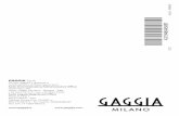 GAGGIA S.p.A. · 2018-10-25 · da barista PRIMA INSTALLAZIONE 1. Togliere il coperchio del serbatoio dell’acqua (Fig.2) e riempirlo con acqua fredda fi no al livello MAX del serbatoio