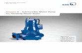 Amarex N – Submersible Motor Pump for Handling …...KSB Aktiengesellschaft Johann-Klein-Straße 9 67227 Frankenthal (Germany) Amarex N – Submersible Motor Pump for Handling Waste