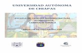 UNIVERSIDAD AUTÓNOMA DE CHIAPASecacampusix.unach.mx/images/Manual_Funciones_UNACH_C-IX.pdf · contabilidad de extensiÓn y vinculaciÓn coordinaciÓn de planeaciÓn y programas institucionale