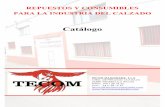 Catálogo - TECOM MaquinariaREPUESTOS Y CONSUMIBLES PARA LA INDUSTRIA DEL CALZADO Catálogo TECOM MAQUINARIA, S.L.U. CTRA. DE PREJANO 15-3 BAJO 26580 ARNEDO (LA RIOJA) TFNO: 941/ 38