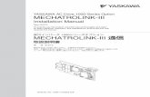 YASKAWA AC Drive 1000-Series Option …...YASKAWA AC Drive 1000-Series Option SI-ET3 MECHATROLINK-III Installation Manual Manual No: TOBP C730600 62 (This book) Read this manual first.