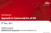 OpenAirInterface Approach to Commercial Use of OAI...2017/11/07  · Global Mobility Growth Mobile Broadband Drives More Connected Subscribers and Connected Things The Internet of