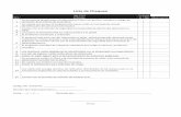 Lista de Chequeo - UNSA · 2018-05-08 · Lista de Chequeo Ing. Civil Cumple Nro. Criterios Si No Observación 1 Se encuentra identificado el Laboratorio/Taller con acrílico, nombre