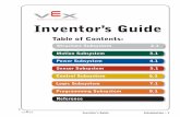 VEX Inventor's Guide - Weeblyprofsuttondesign.weebly.com/uploads/8/8/7/4/8874865/vex... · 2019-12-01 · Introduction • 2 Inventor’s Guide 05/08 Welcome! This Inventor’s Guide