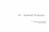 IP – Internet Protocolzegonc/material/Redes_de_Computadores/O... · 2015-09-12 · IP – Internet Protocol O IP é o protocolo da camada de rede da arquitetura TCP/IP que implementa