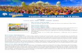 Festival Holi India 2020 13 Días. - Phillips Turismo Travelphillipsturismotravel.com.mx/wp-content/uploads/...Rajasthani y mogol, se hará una parada especial para que pueda tomar