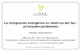 La Integración energética en América del Sur: …...crisis económica global en la región fue el comercio, que padece una contracción sin precedentes. • El volumen de las exportaciones