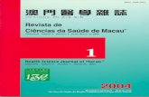 2º Conselho Editorial da “Revista de Ciências da Saúde de Macau” … · 2011-03-11 · Organização Serviços de Saúde (SS) da Região Administrativa Especial de Macau (RAEM)
