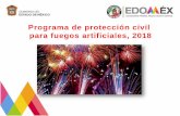 Programa de protección civil para fuegos artificiales, 2018cgproteccioncivil.edomex.gob.mx/sites/cgproteccioncivil... · 2018-11-26 · polvo, talco en polvo, grafito seco, cloruro