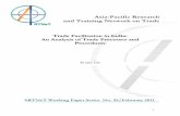 Asia-Pacific Research and Training Network on Trade · 2016-10-24 · Asia-Pacific Research and Training Network on network of research and academic institutions facilitation issues.