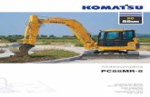 88 - Bomarent · La nueva y compacta midiexcavadora PC88MR-8 es el resultado de la maestría y la tecnología que Komatsu ha estado desarrollando durante más de 80 años de experiencia.