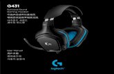 Surround Sound Gaming Headset - Logitech · 2019-01-23 · Equalizer • Bass and treble control Custom Equalizer • EQ settings. 8 ...