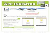 App Inventor : Communication via bluetooth App Inventormoncoursdetechno.ovh/didacticiels/appinventor/arduino/... · 2019-12-15 · App Inventor - Appli Lampe via Bluetooh N. Tourreau