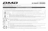 S คู่มือการใชงาน้ - BMBbmb.com/site/product/en/speaker/CSH-200/CSH-200_TH.pdf · 2018-07-20 · 201609 270 253.5 264.5 460 465.4 ระบบลําโพง