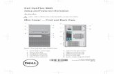 Dell OptiPlex 9020 ข้อมูลการตั้งค่าและคุณลักษณะ · 1. optical drive 2. optical-drive eject button 3. power button, power light