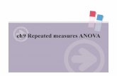 ch9 Repeated measures ANOVAelearning.kocw.net/contents4/document/lec/2012/KonKuk_g... · 2013-07-08 · v반복측정변량분석(Repeated measures ANOVA, RM ANOVA)은연속형변