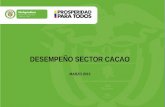 SECTOR PALMERO - MinAgricultura€¢Rehabilitación de cultivos de 2.463 hectáreas de cacao. mediante la selección de árboles regionales productivos y resiembras con clones de alta