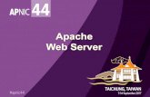 Outline - start [APNIC TRAINING WIKI] · Outline q Introduction to Apache httpd web server q Basic Compilation, ... • CentOS/Redhat/Fedora : yum install httpd •For win32 version,