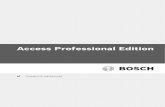 Access Professional Editionresource.boschsecurity.com/documents/User_Guide... · Professional Edition > Logviewer (Start > Wszystkie programy > Access Professional Edition > Analiza