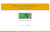 Electronic Instrumentation - Resistive sensors€¦ · Electronic Instrumentation Resistivesensors RomanoGiannetti Univ.PontiﬁciaComillas— ICAI RomanoGiannetti ElectronicInstrumentation