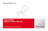 Spare Parts List · Spare Parts The use of spare parts and accessories not provided, tested and released as originals by Ro-senbauer can have a negative effect on design-related characteristics