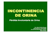 Incontinencia de orina - igmdp.com.arigmdp.com.ar/old/download/educmedica/diapositivas/Incontinencia de orina.pdf · INCONTINENCIA DE ORINA Pérdida Involuntaria de Orina Dra. Maria