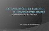 Académie Nationale de Pharmaciedependence using baclofen: a 2-year observational study of 100 patients » Frontiers in Psychiatry 2012 (3) 103 7p. Gache P, de Beaurepaire R, Jaury