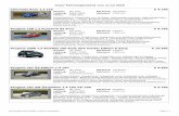 Chevrolet Aveo 1,2 LTZ € 4.190 Peugeot 108 1,2 …Unser Fahrzeugbestand vom 11.12.2018 Alle Angaben ohne Gewähr; Irrtümer vorbehalten Seite 6 / 7 Seat Leon Chili-Copa 1,2 TSI €