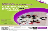 CERTIFICACIÓN IPMA-4LC - UVa IV folleto.pdf · IPMA-4LC Experto en ... Se trata del primer Curso de Preparación para la Certificación IPMA, en castellano, que logra dicho registro