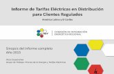 Informe de Tarifas Eléctricas en Distribución para ...sg.cier.org.uy/.../$FILE/Sinopsis_Informe2015.pdf · Grupo de Trabajo: Precios de la Energía y Tarifas Eléctricas Informe