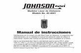 Medidor Láser de Distancia Modelo No. 40-6001 Spanish Manual.pdf · 2013-04-30 · Medidor Láser de Distancia Modelo No. 40-6001 Manual de instrucciones Felicitaciones por la compra