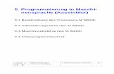 5. Programmierung in Maschi- nensprache (Assembler)pi4.informatik.uni-mannheim.de/pi4.data/content/courses/2000-ss/pi… · 5. Maschinensprache (Assembler) 5-32 MOVEM (2) Befehlsbeschreibung